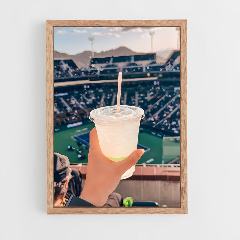 Poster Ace de la Buvette – affiche Tennis (vue 4)
